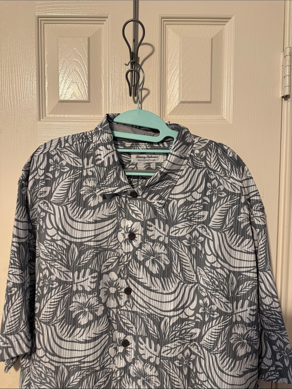 Tommy Bahama Gray & White Floral